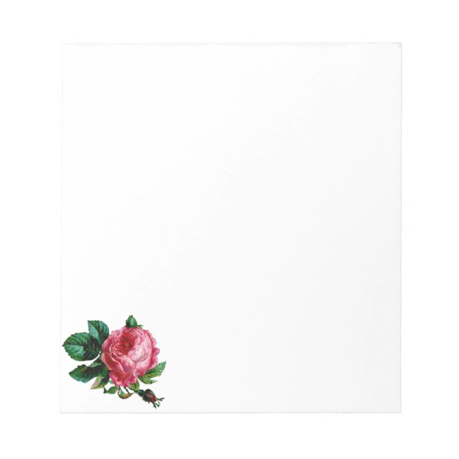 Bloc De Notas Notepad Rosa de col (Frente)