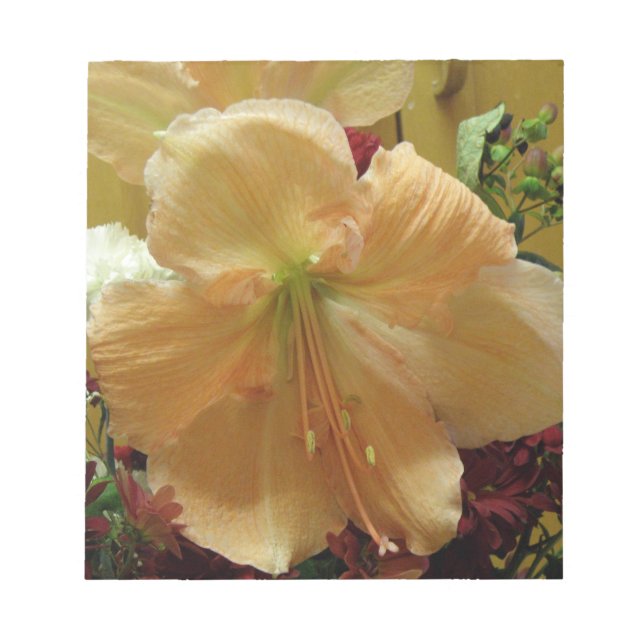 Bloc De Notas Notepad rosa Lily Bouquet (Frente)