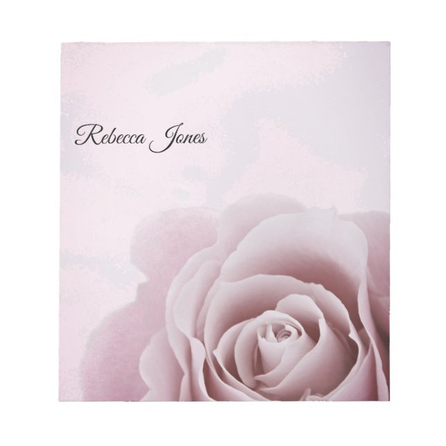 Bloc De Notas Notepad Rosa Rosa Dusty (Frente)