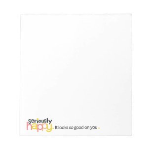 Bloc De Notas Notepad seriamente feliz