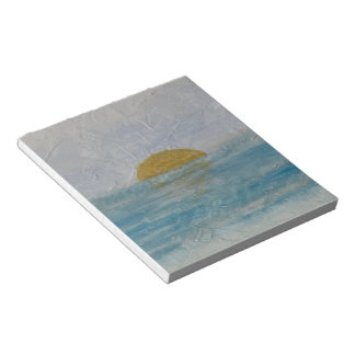 Bloc De Notas Notepad Sunny Ocean Watercolor
