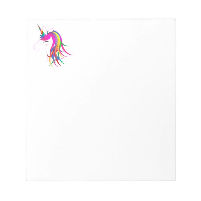 Bloc De Notas Notepad unicornio (Frente)