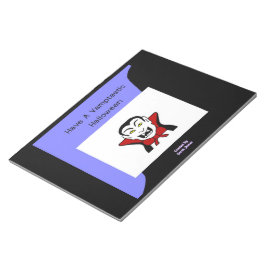 Bloc De Notas Notepad Vamptastic Halloween 11" X 8.5"