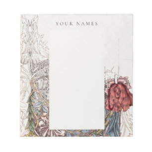 BLOC DE NOTAS NOTEPAD : WILLIAM MORRIS : HONEYSUCKLE + TULIP