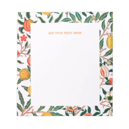 BLOC DE NOTAS NOTEPAD : WILLIAM MORRIS : POMEGRANADOS