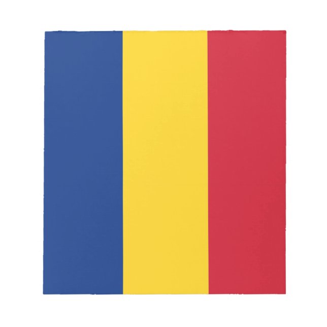 Bloc De Notas Notepad with Flag of Romania (Frente)