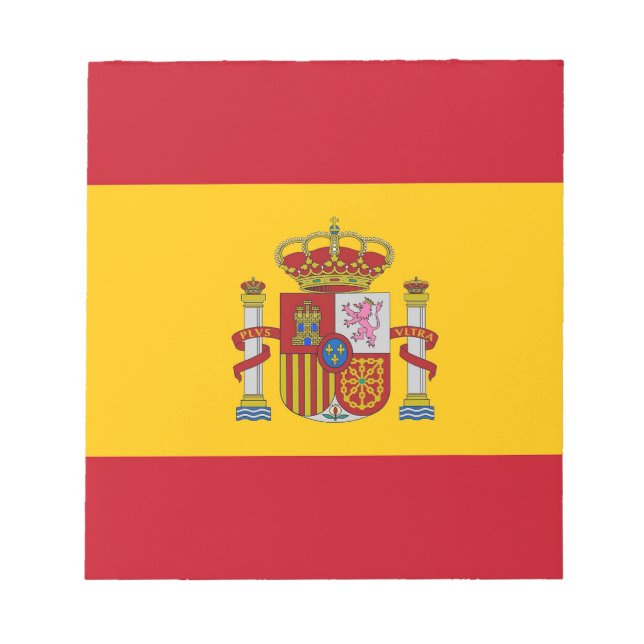 Bloc De Notas Notepad with Flag of Spain (Frente)