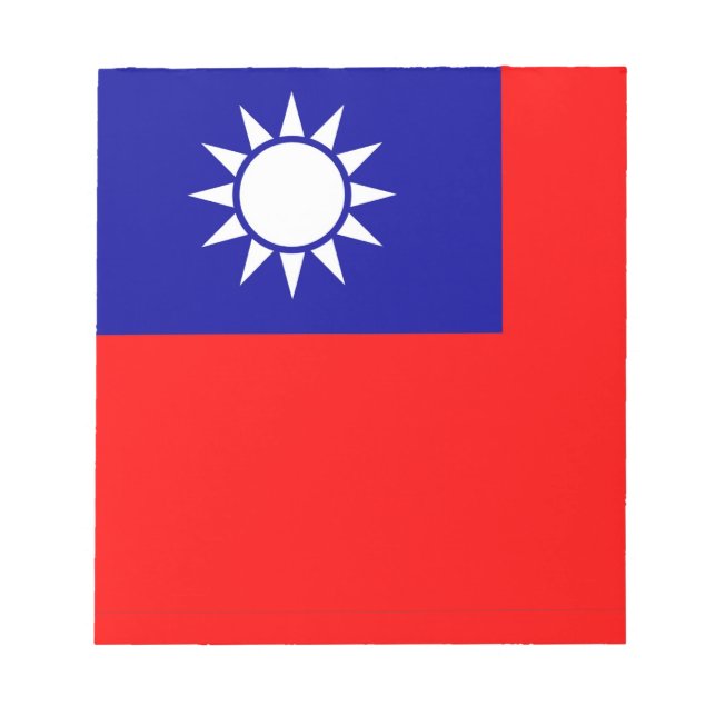 Bloc De Notas Notepad with Flag of Taiwan (Frente)