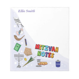 Bloc De Notas Notepads Mitzvah personalizados - Estilo 4