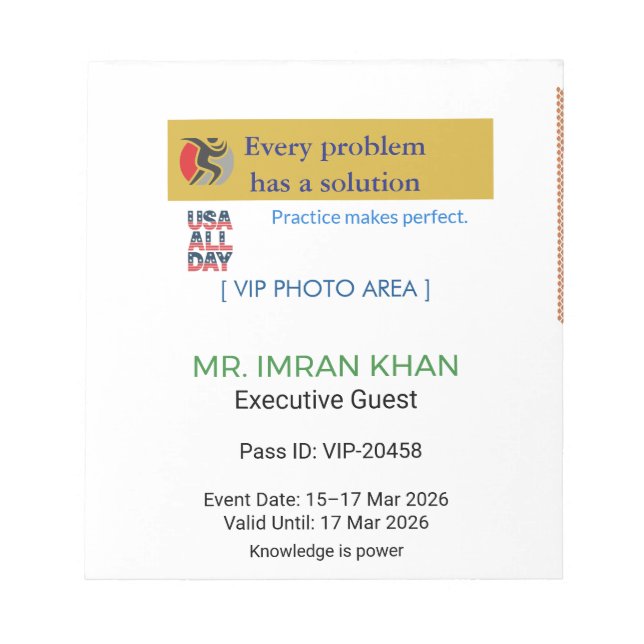 Bloc De Notas Notepads | Monogram | To-Do | Custom (Frente)