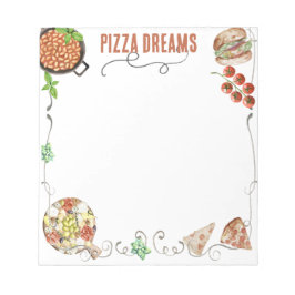 Bloc De Notas Notes on Pizza Dreams