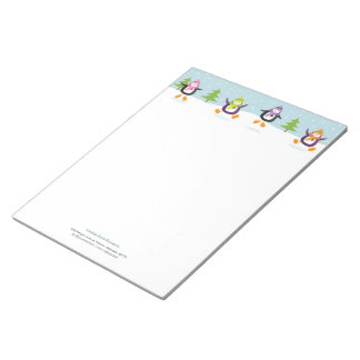 Bloc De Notas Novedad de Pingüinos de Jumping de Marea Cute Pers