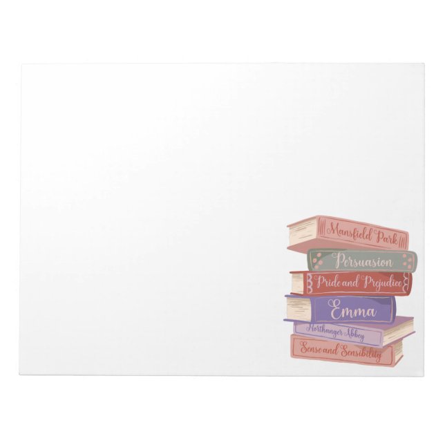 Bloc De Notas Novelas de Jane Austen V (Frente)