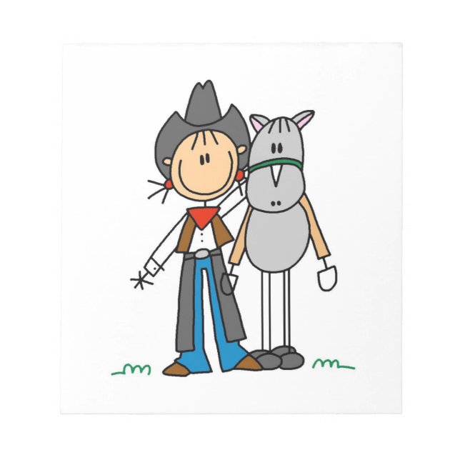 Bloc De Notas Novia con camisetas y regalos para caballos (Frente)