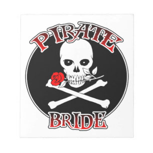 Bloc De Notas Novia pirata