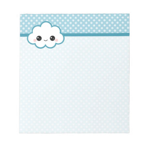 Bloc De Notas Nube Kawaii