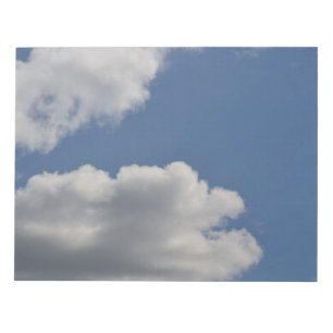 Bloc De Notas Nubes azul fluffy