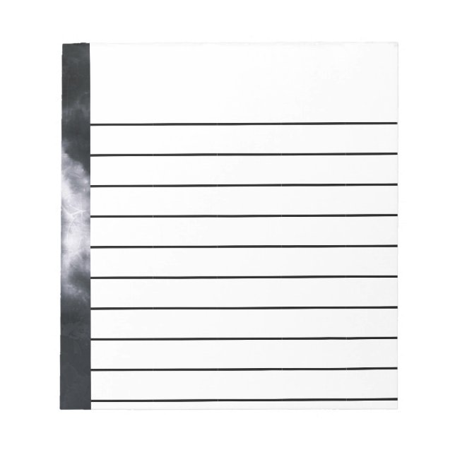 Bloc De Notas Nubes oscuras (Frente)