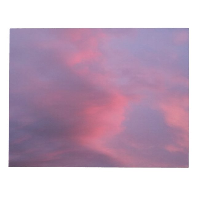 Bloc De Notas Nubes Rosadas Azules (Frente)