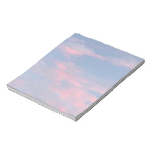 Bloc De Notas Nubes rosadas de personalizable