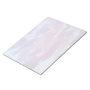 Bloc De Notas Nubes rosadas y púrpura