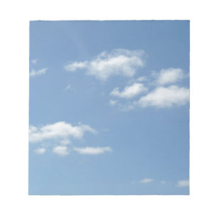Bloc De Notas Nubes Wispy Polvo Cielo Azul