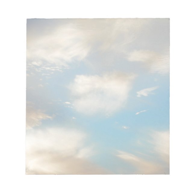 Bloc De Notas Nubes y cielo azul (Frente)