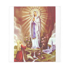 Bloc De Notas Nuestra Señora de Lourdes