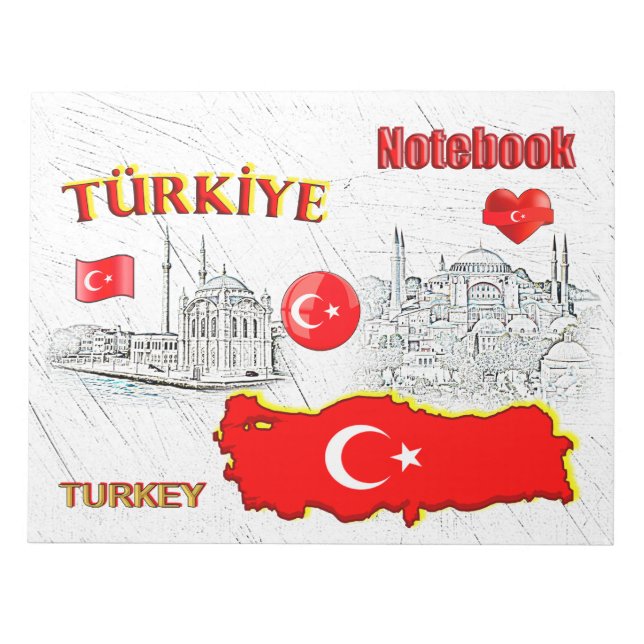 Bloc De Notas NUESTRO HOGAR - colección de diseño TURQUÍA (Frente)