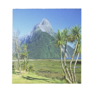 Bloc De Notas Nueva Zelanda, Isla Sur, Mitre Peak,
