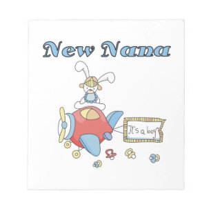 Bloc De Notas Nuevos regalos de Nana de Boy Airplane