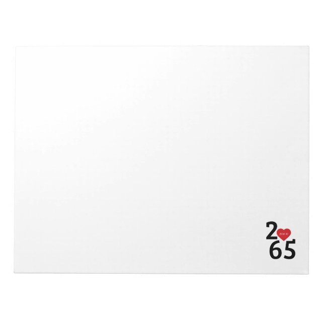 Bloc De Notas Número de habitación 256 en  (Frente)