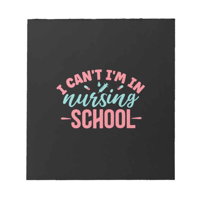 Bloc De Notas Nurse Gift | I Am In Nursing School (Frente)