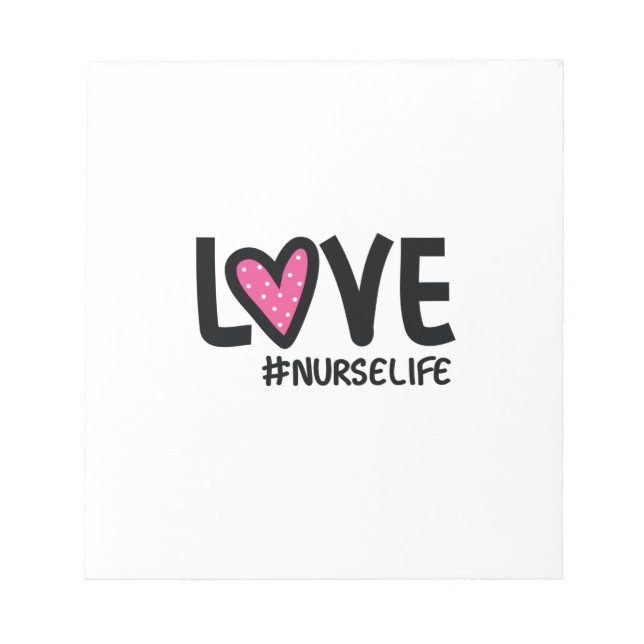 Bloc De Notas Nurse Gift Love Nurselife (Frente)