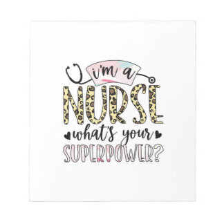 Bloc De Notas Nurse Gift | Orgullosa superenfermera