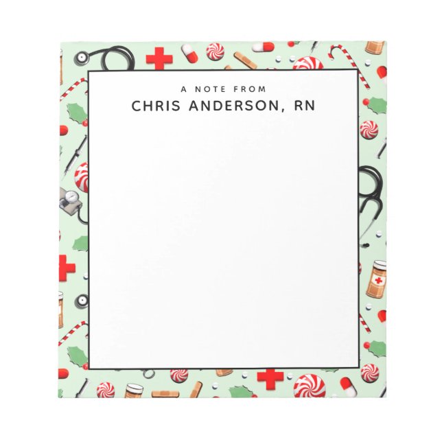 Bloc De Notas Nurse Holiday Gift (Frente)