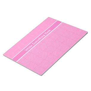 Bloc de notas o Jotter para personalizar: Blanco r
