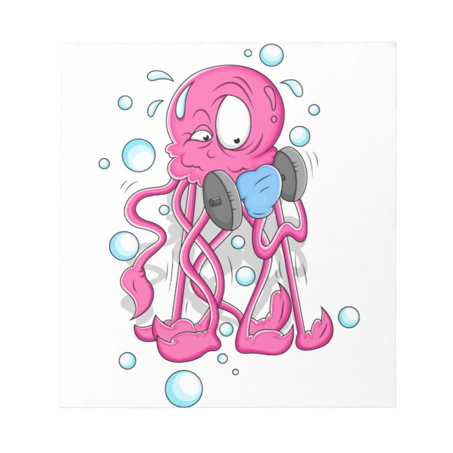 Bloc De Notas Octopus personalizado (Frente)