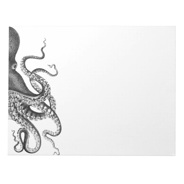 Bloc De Notas Octopus vintage (Frente)