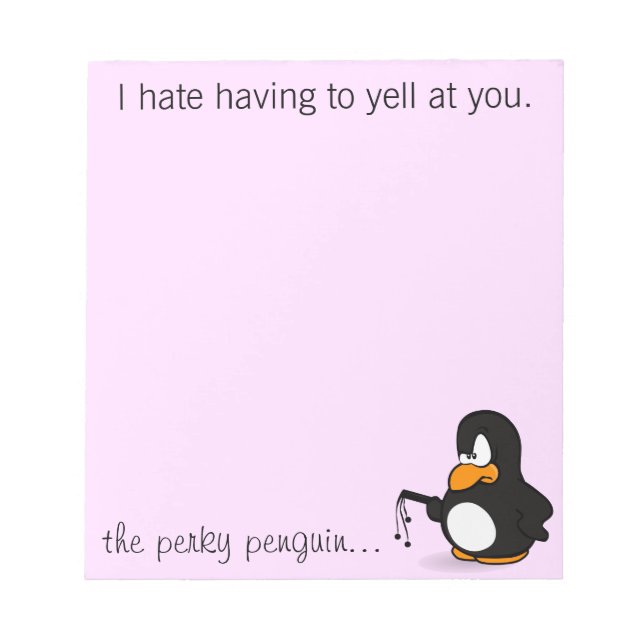 Bloc De Notas Odio cuando me haces gritar (Frente)