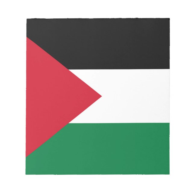 Bloc De Notas oficialmente bandera del Estado de Palestina (Frente)