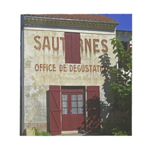 Bloc De Notas Oficina de Degustación de Sauternes (Cata de Vino