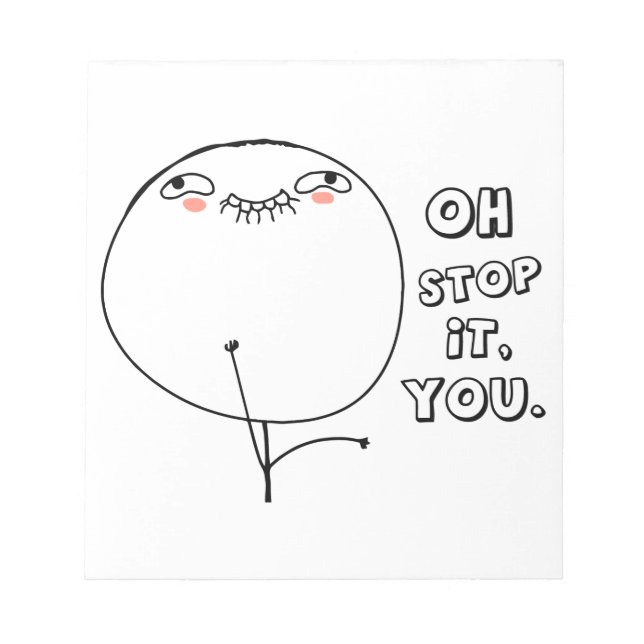 Bloc De Notas Oh, detente. - meme (Frente)