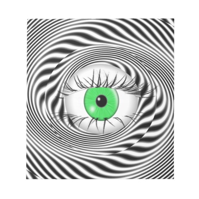 BLOC DE NOTAS OJOS HIPNOTÓTICOS - HIPNOTISTA (Frente)