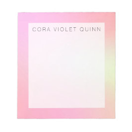 Bloc De Notas Ombre holográfico