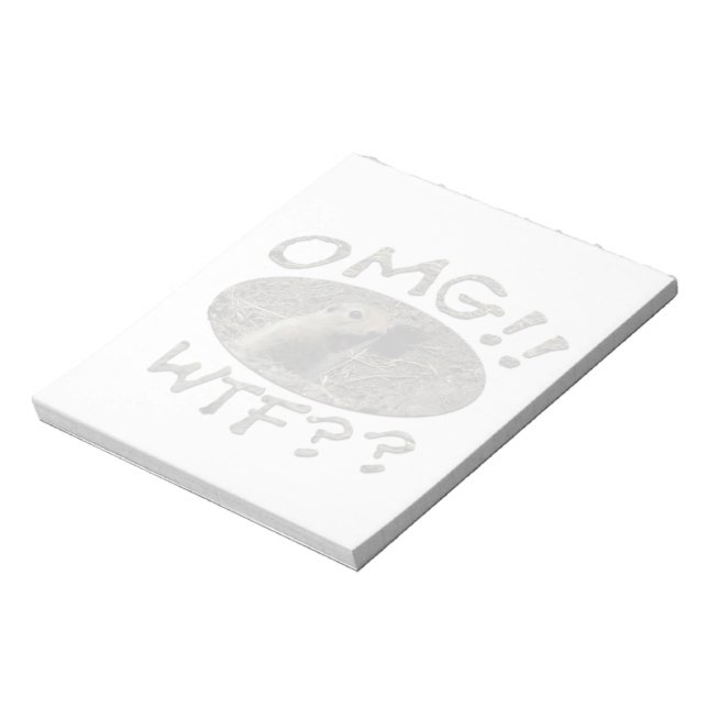 Bloc De Notas OMG WTF Gopher (Lado Izquierdo)