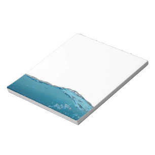 Bloc De Notas Onda azul transparente de Guay
