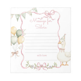 Bloc De Notas One Silly Goose time capsule message