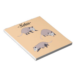Bloc De Notas Opossums