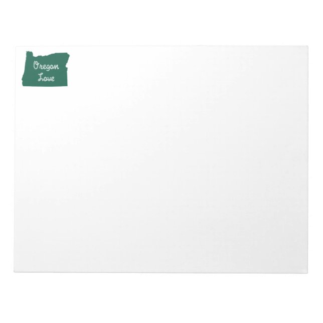 Bloc De Notas Oregon LOVE Rope Green (Frente)
